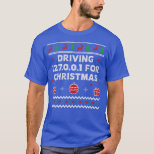 Tech Support Ugly Christmas Funny Computer IT Nerd T-Shirt