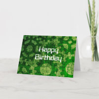 Tech Themed Birthday Card
