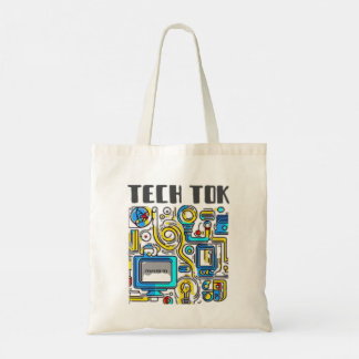 Tech Tok Tote Bag