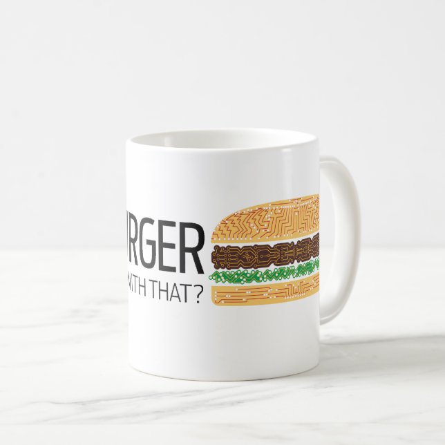TechBurger-wide-Files? Coffee Mug (Front Right)