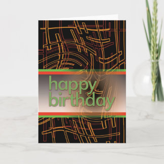Techie Birthday Card