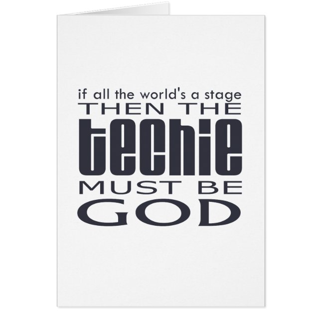 Techie God (Front)