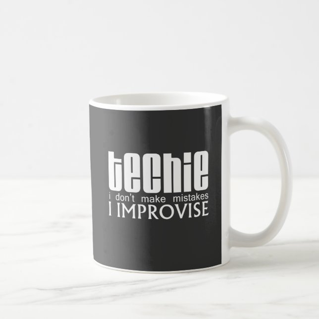 Techie Improvise Coffee Mug (Right)