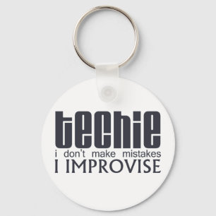Techie Improvise Key Ring