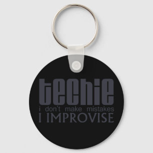 Techie Improvise Key Ring