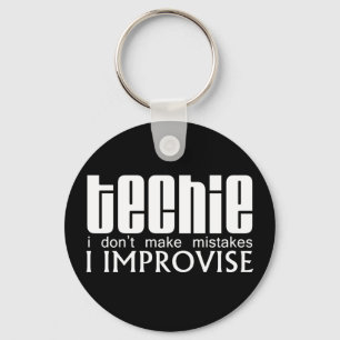 Techie Improvise Key Ring