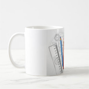 Technical Drawing Office Supplies Coffee Mug