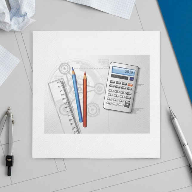 Technical Drawing Office Supplies Napkin (Creator Uploaded)