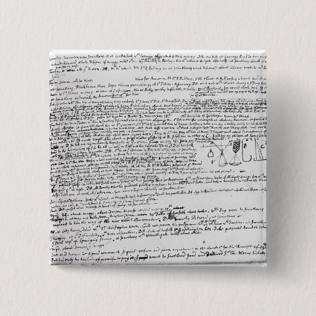 Technical drawings 15 cm square badge (Front)