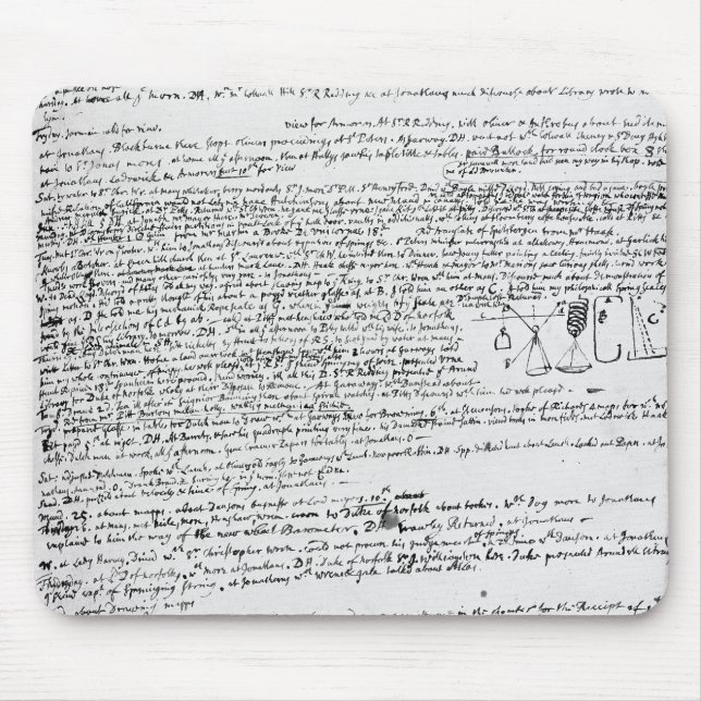 Technical drawings mouse mat (Front)