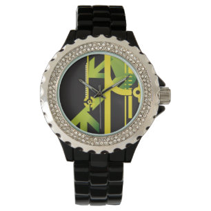 Technical halftone background 4 watch