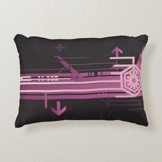 Technical halftone pattern decorative cushion (Front)