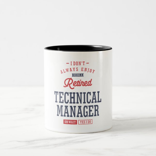 Technical Manager  Two-Tone Coffee Mug (Center)