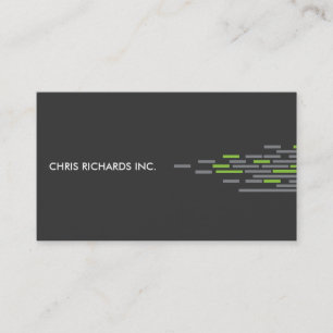 Technical Pattern in Grey Business Card