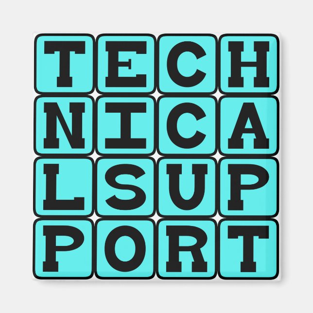 Technical Support, Good With Gadgets Magnet (Front)