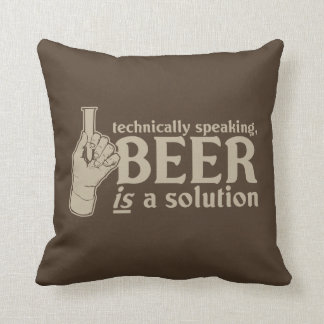 technically speaking, beer is a solution cushion