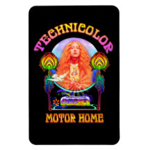 Technicolor Motor Home Band Magnet