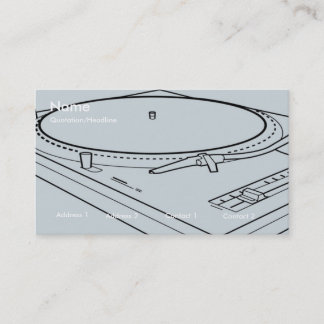 technics 1200 card