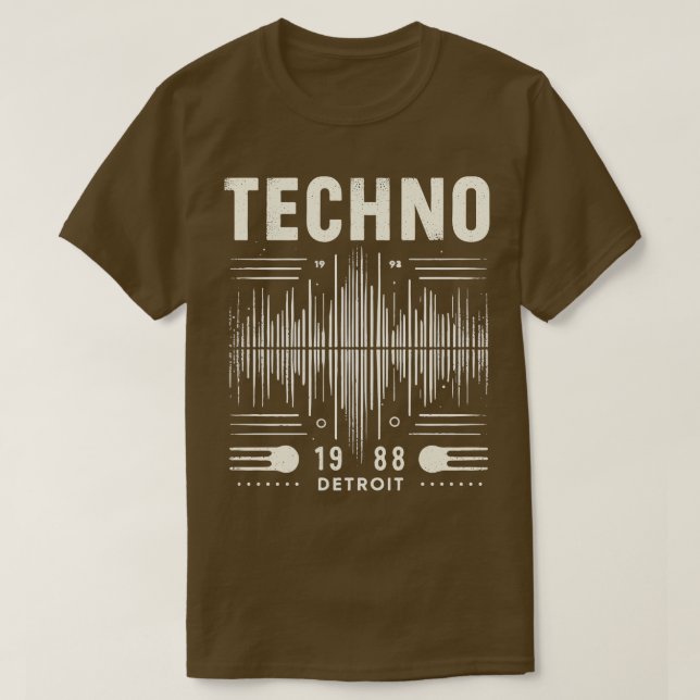 Techno 1988 1 T-Shirt (Design Front)