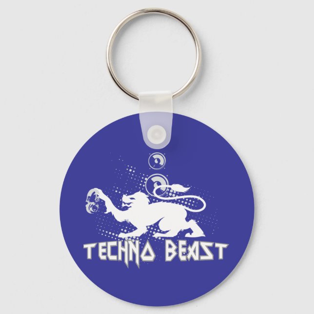 Techno Beast Key Ring (Front)