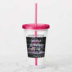 Techno Bouquet Acrylic Tumbler