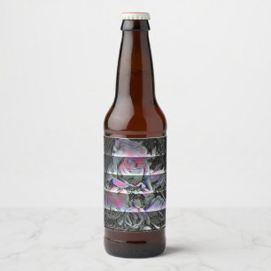Techno Bouquet Beer Bottle Label