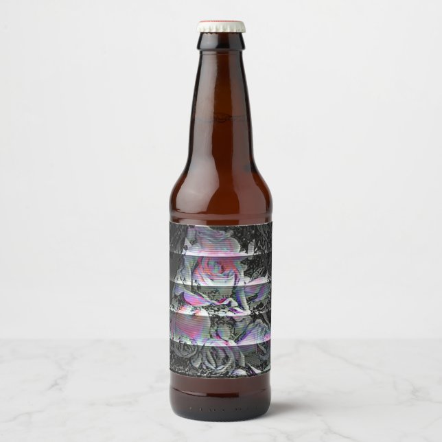 Techno Bouquet   Beer Bottle Label (Front)