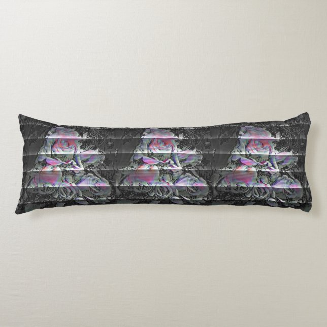 Techno Bouquet  Body Pillow (Front)