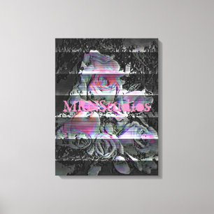 Techno Bouquet  Canvas Print