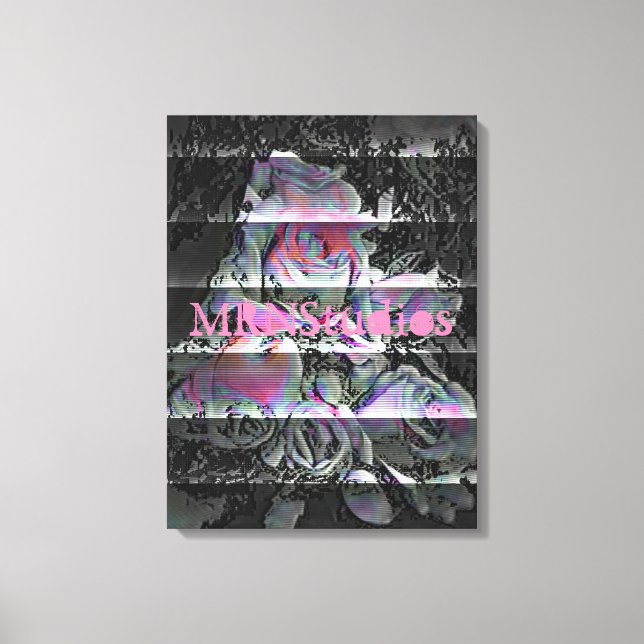 Techno Bouquet  Canvas Print (Front)