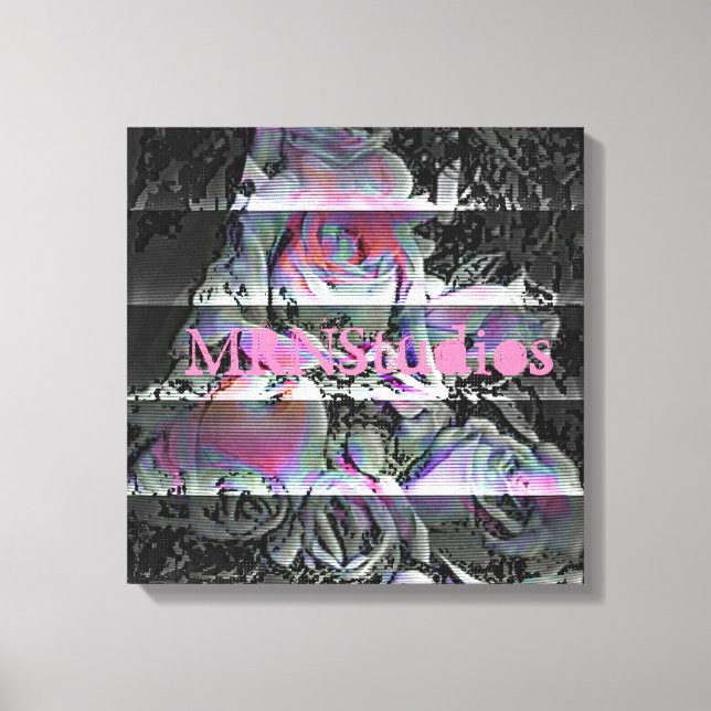 Techno Bouquet  Canvas Print (Front)