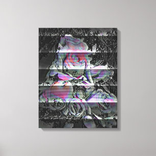 Techno Bouquet Canvas Print