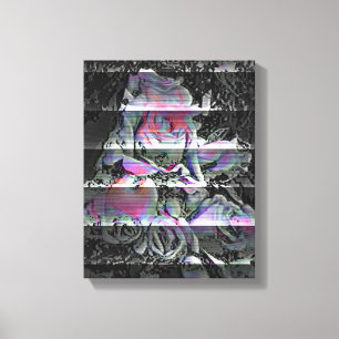 Techno Bouquet  Canvas Print
