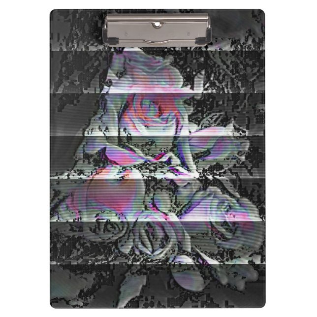 Techno Bouquet  Clipboard (Front)
