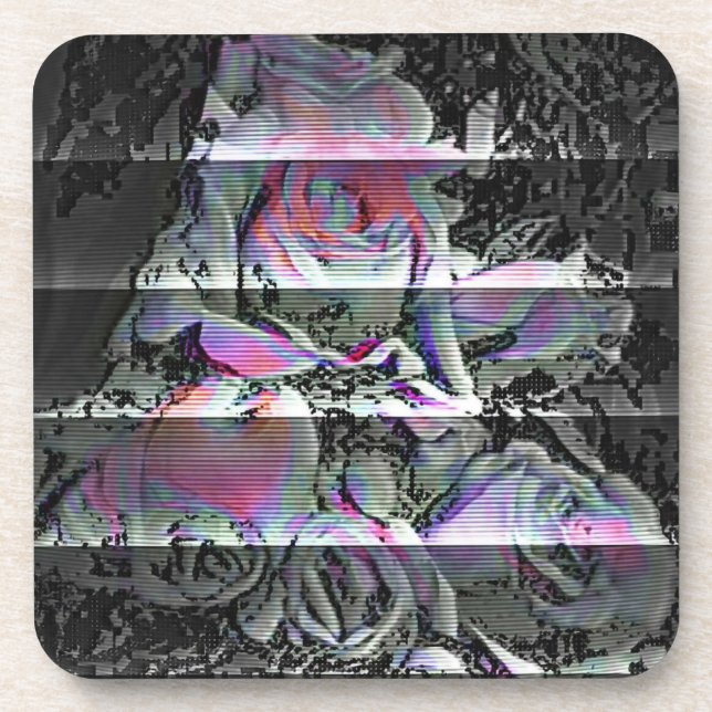 Techno Bouquet  Coaster (Front)