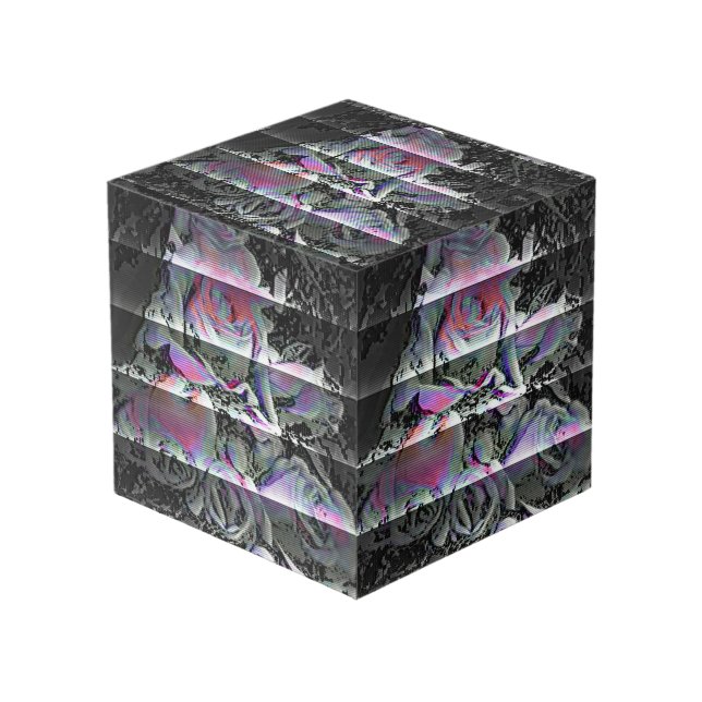 Techno Bouquet  Cube (Front Angled)