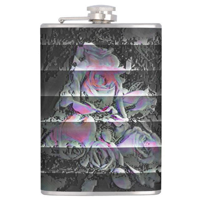 Techno Bouquet  Flask (Front)