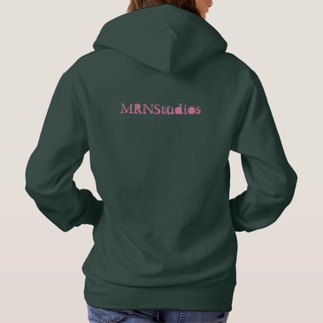 Techno Bouquet  Hoodie (Back)