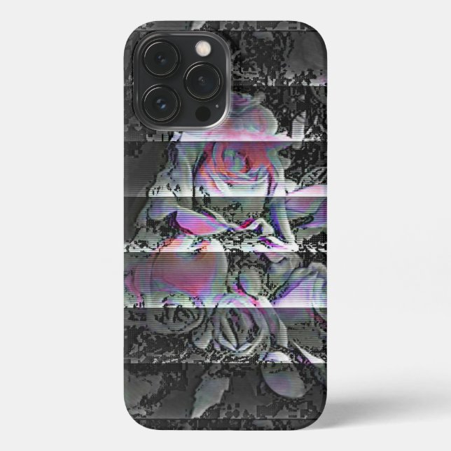 Techno Bouquet  iPhone Case (Back)