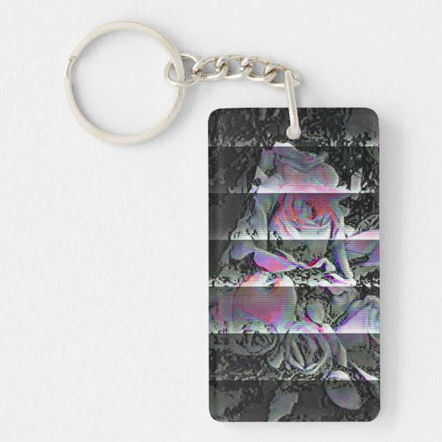 Techno Bouquet  Keychain (Front)