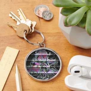 Techno Bouquet  Keychain