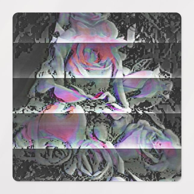 Techno Bouquet  Labels (Design 1)