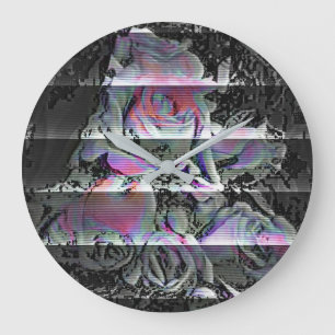 Techno Bouquet Large Clock