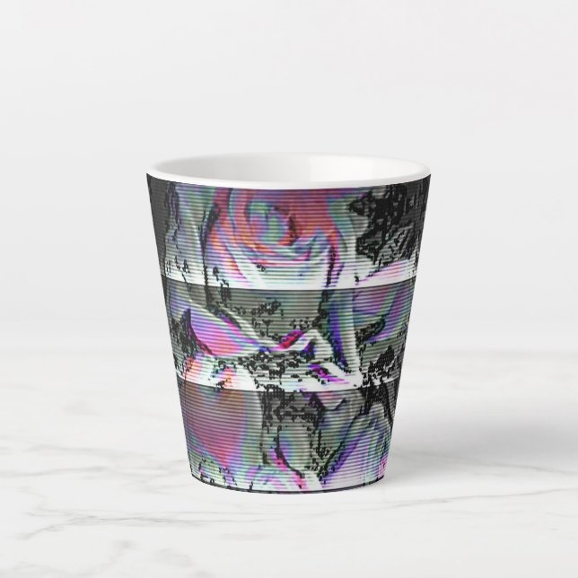 Techno Bouquet  Latte Mug (Front)