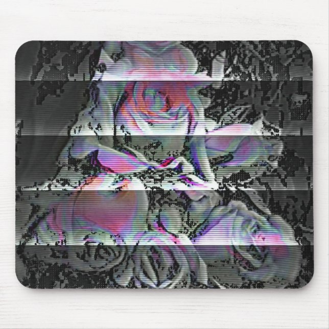 Techno Bouquet  Mouse Mat (Front)