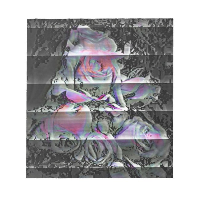 Techno Bouquet  Notepad (Front)