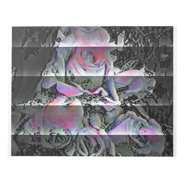 Techno Bouquet  Notepad (Front)