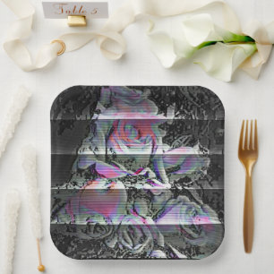 Techno Bouquet Paper Plates