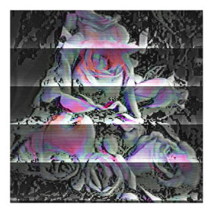 Techno Bouquet  Photo Print