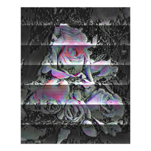 Techno Bouquet Photo Print